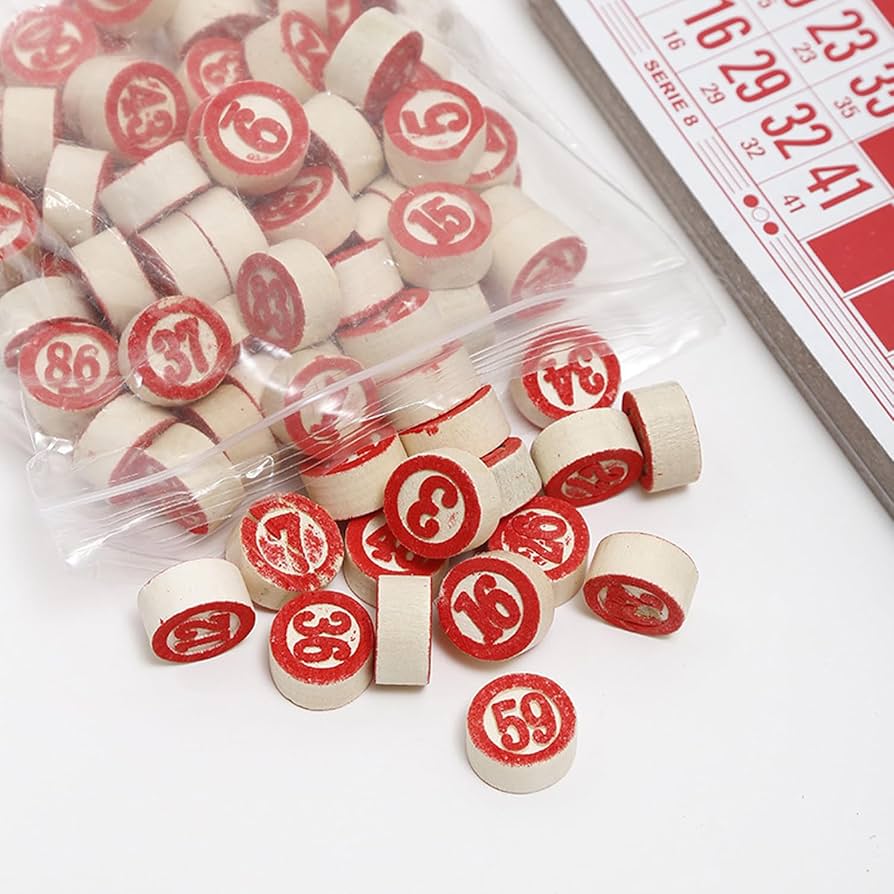 Amazon.com: Reicyfang Vintage Bingo Board Game, Russian Bingo Game